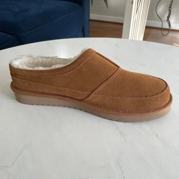 Koolaburra by UGG Graisen Men’s Suede Slippers in Chestnut Brown Size 10 NEW - Picture 5 of 8